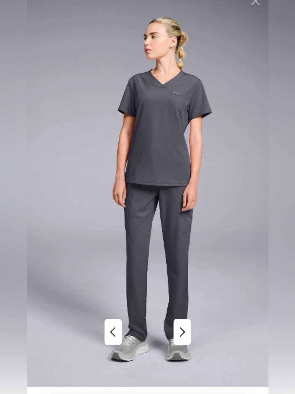 Hypothesis pewter scrub set